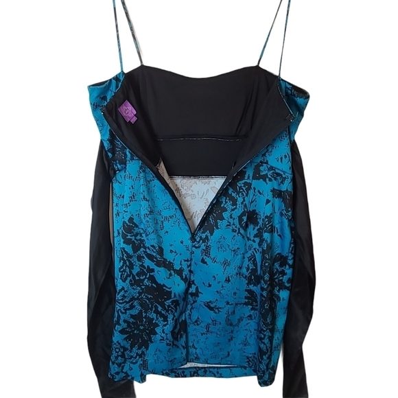 Jolie blue black semi-formal dress black  ribbon - Picture 7 of 12